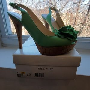 Nine West peep toe sandals